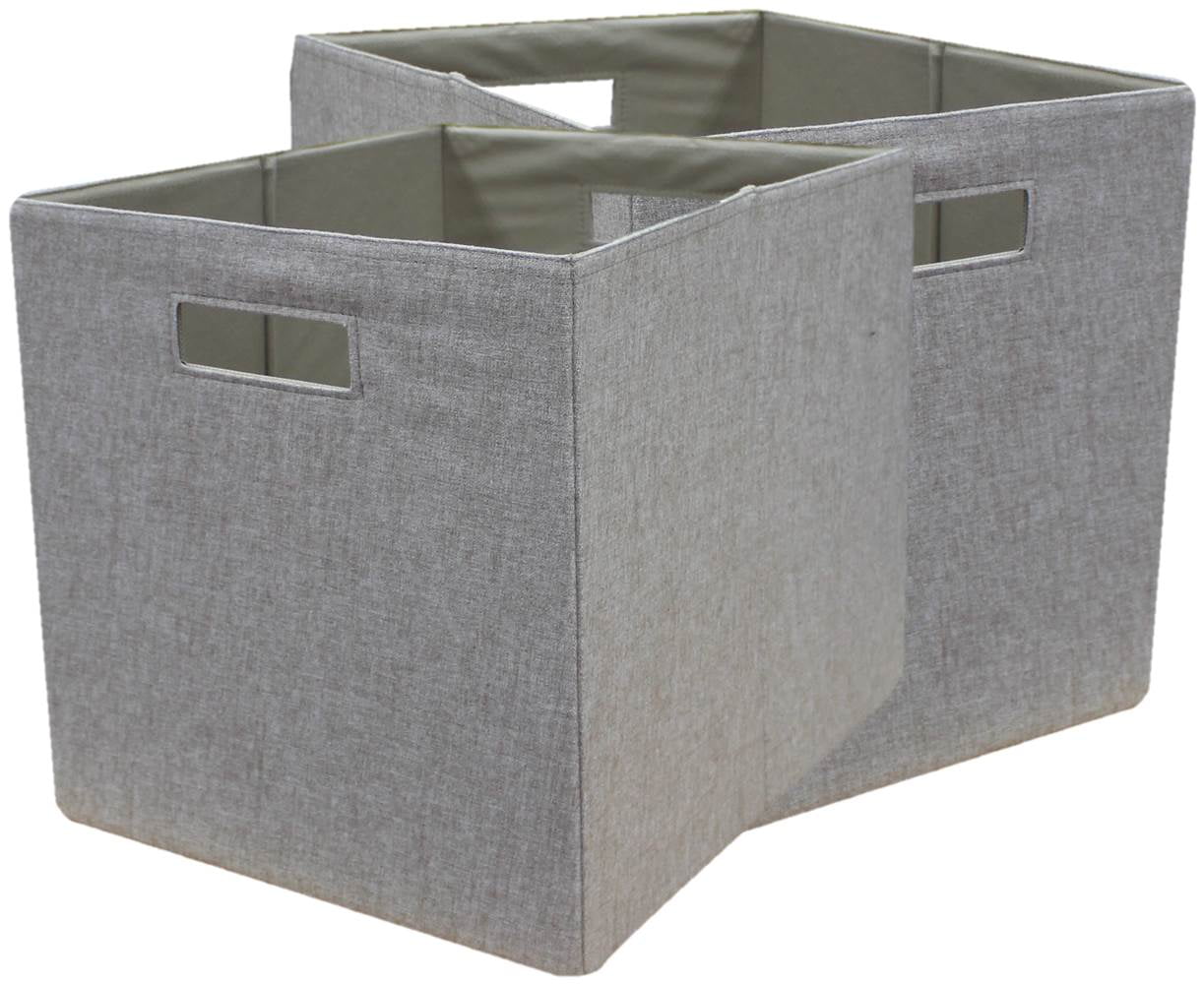 Better Homes and Gardens Fabric Cube Storage Bins (12.75" x 12.75