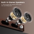 thumbnail image 3 of Reproductor de discos de vinilo Bluetooth THINKYA Hi-Fi con altavoces, 3 of 9