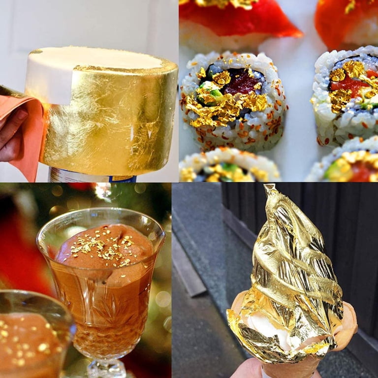 For Food Decoration GOLD LEAF COMPANY Silver Foil Varak Sheets - 15 ...