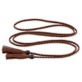 thumbnail image 3 of Cinturón con borlas Zulema de cintura Estilo vintage Marron oscuro, 3 of 8