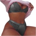 thumbnail image 1 of Chaleco de encaje de moda para mujer Malla hueca Transparente Push Up Ropa interior sexy Lencería Fridja  nalpqowj10866, 1 of 6
