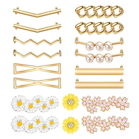INMAKER Shoelace Charms  18 Pieces Lace Charms for sneakers  Jewelry Clips Shoe Lace Charm as Gift for Girls  Women