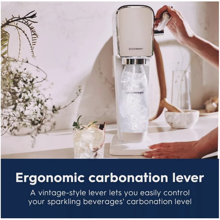 SodaStream Art Gold Soda Maker with Additional Cylinder and