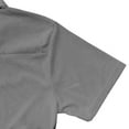 thumbnail image 5 of AZoiNM Men's Corduroy Short Sleeve Shirt Half Zip Collared Casual Stretch Fit Tee, 5 of 14