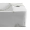 thumbnail image 4 of Jonathan Y Wall Mounted Rectangular Ceramic Mini Sink, Right-Side Faucet, 4 of 6