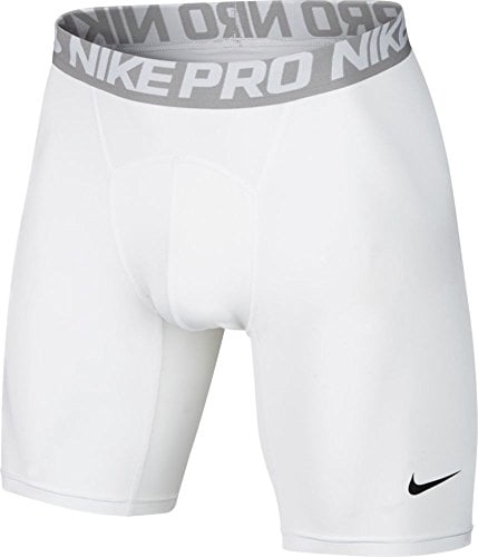 Men's Pro Combat 6" Compression Shorts Silver/Black, Walmart.com