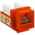 thumbnail image 1 of Cat5e Punch Down Keystone Jack - Orange, 1 of 1