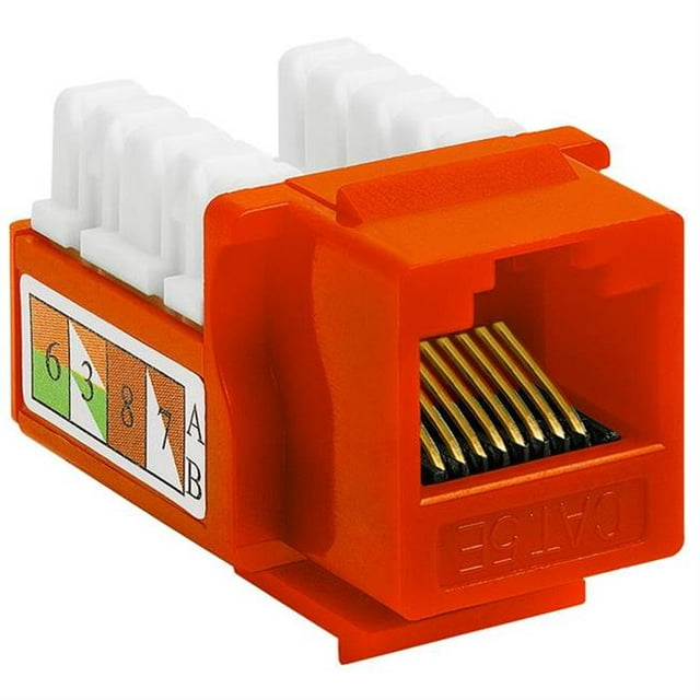 Cat5e Cric Keystone - Orange