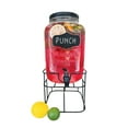 thumbnail image 1 of JS Gourmet - Distributeur de Boissons en Verre avec Tableau Noir, Capacité de 4 Litres, 1 of 2