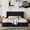 Black, variant on Twin Size Bed Frame with Lift Up Storage, Linen-Look Upholstered Platform Bed with Button-Tufted Headboard, No Box Spring Needed, Hydraulic Storage, Khaki