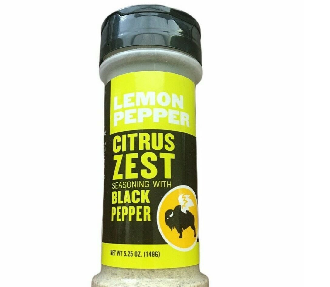 Buffalo Wild Wings Lemon Pepper Citrus Zest Seasoning with Black Pepper