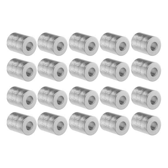 Unique Bargains 20pcs Car Aluminum Air Conditioner Pipe Joint Fitting Sleeve 12mm 23mm Hole Dia