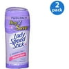Lady Speed Stick Antiperspirant Invisible Dry Shower Fresh Deodorant 2.3 oz (Pack of 2)