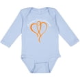 thumbnail image 3 of Inktastic Leukemia Awareness with Orange Ribbon Heart Boys or Girls Long Sleeve Baby Bodysuit, 3 of 5