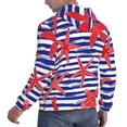thumbnail image 6 of Sikiie Sea Stars Men's Hoodie, Essentials Hoodie, Sweatshirt, Pullover Hooded Sweatshirt for Men-Small, 6 of 7