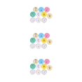 thumbnail image 3 of Becaristey 10x Cute Cartoon Pocket Mirror For Fun And Stylish Look Gift Clear Portable Makeup Mirror Random Color 3Set, 3 of 6