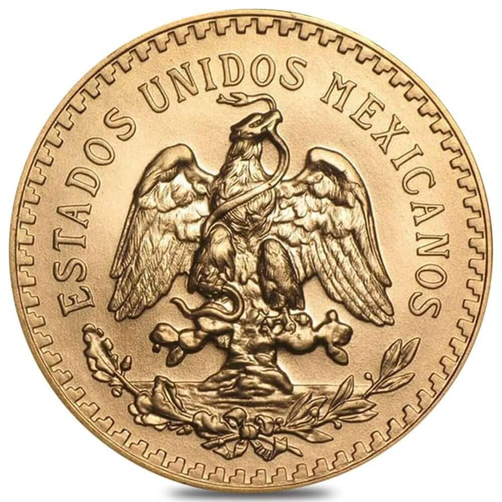 50 Pesos Mexican Gold Coin AU/BU (Random Year)