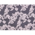 thumbnail image 2 of Zelouf Lace Print On Silky Knit  , Sewing, DIY, Crafts Fabric by the Yard, Black/pink, 7 Yard, 2 of 2