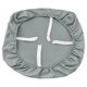 thumbnail image 2 of Funda de silla impermeable de cuero PU elástico | Funda suave y duradera para silla de comedor | Resistente a arañazos y a mascotas | Ajuste universal | Resistente al polvo | 36-48 cm | 1 pieza, 2 of 7