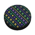 thumbnail image 3 of Balery Mardi Gras Strings Of Beadstire Cover Waterproof Dust-Proof, Universal Spare Wheel Tire Cover For Trailer, Rv, Suv Truck And Vehicle Camper Accessories-14 Inch, 3 of 9