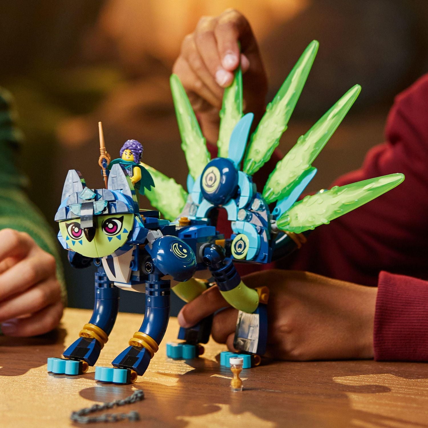 LEGO DREAMZzz Zoey and Zian the Cat-Owl, TV Show Inspired Animal Toy Building Set for Kids, Toy for Girls and Boys Ages 9 Years Old and Up, 71476