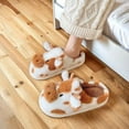 thumbnail image 5 of Women's Plush Animal Design Slippers - Ultra Cozy Winter shoes for Indoor Comfort, 5 of 14