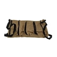 thumbnail image 2 of Bolsa de herramientas enrollable para bolso con 5 compartimentos con cremallera, impermeable, para el hogar Caqui, 2 of 9