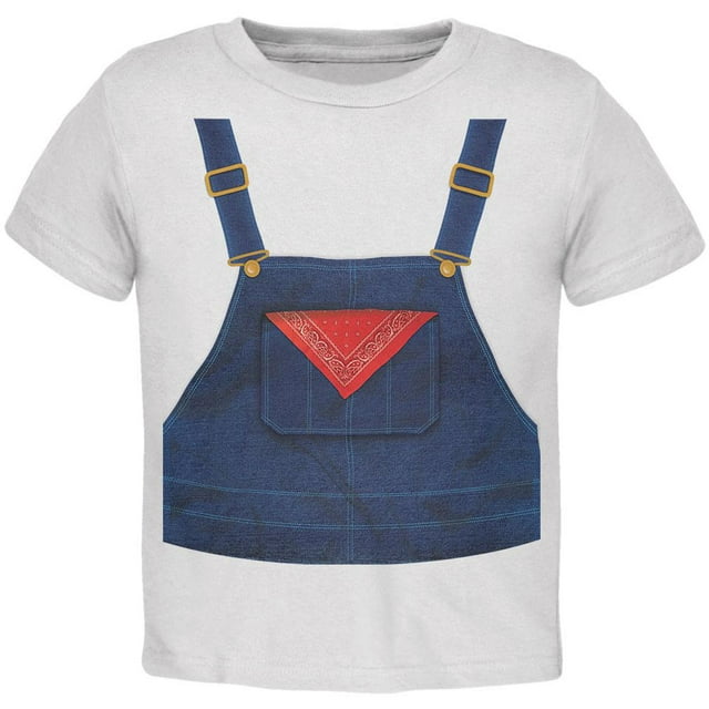 Farmer Overalls Costume Toddler T-Shirt