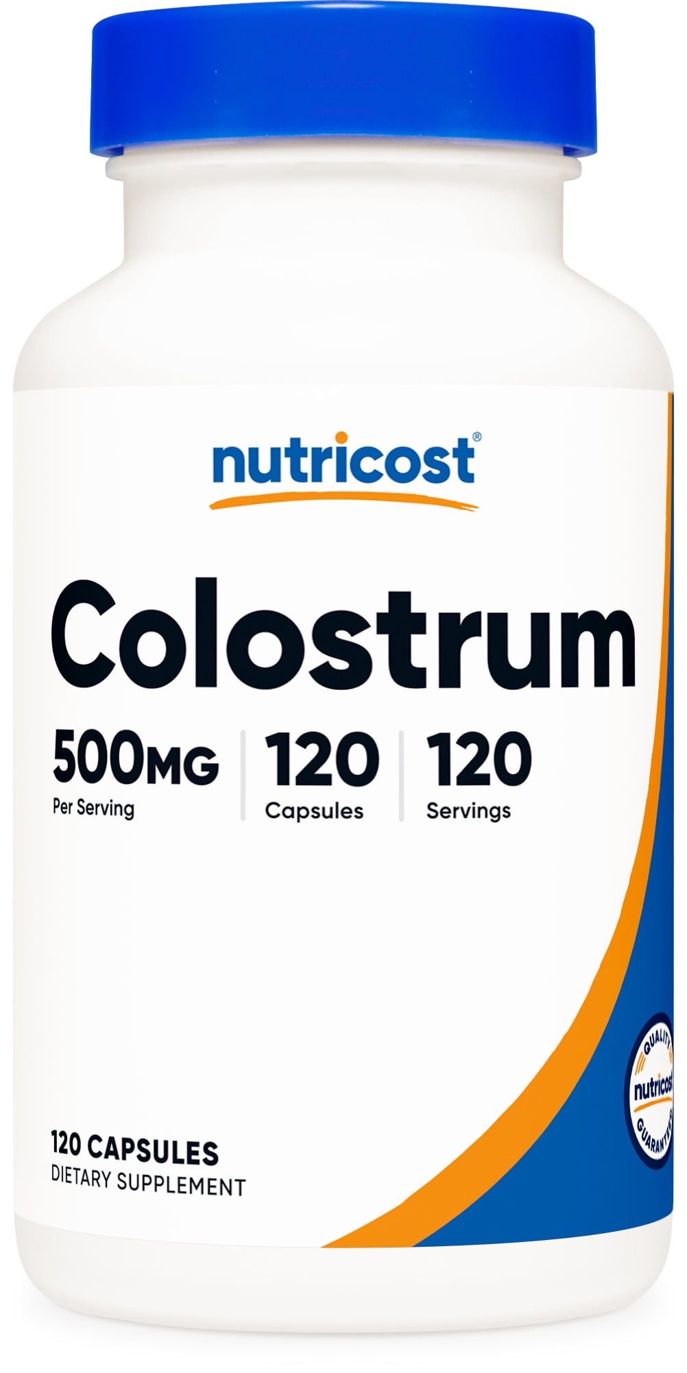 Nutricost Colostrum 500mg, 120 Capsules - Gluten Free & Non-GMO Supplement