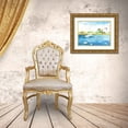 thumbnail image 3 of Gorham, Gregory 24x19 Gold Ornate Wood Framed with Double Matting Museum Art Print Titled - Stage Harbor Traps, 3 of 4