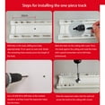 thumbnail image 6 of Double Row Silent Ceiling Curtain Track, Aluminum Alloy Ceiling Curtain Track, Partition Curtain Track for Bedroom Living Room Window Hotel, 6 of 7