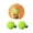 3-Orange, variant on Tennis Trainer with String Portable Training Tool Single Tennis Pracitce Equipment for Beginners Sport Exercise
