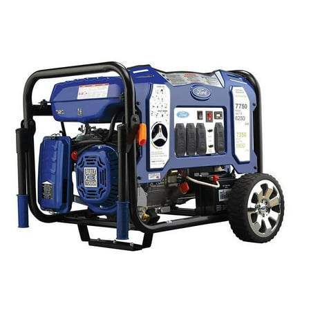 - Ford 7,750 Peak Watt M-Frame Dual Fuel Portable Generator with Switch & Go Technology, FG7750PBE
