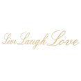 thumbnail image 3 of Accueil Citation "Amour Rire en Direct" 16Colors Amovible Autocollant Mural Décoration Cadeau, 3 of 5