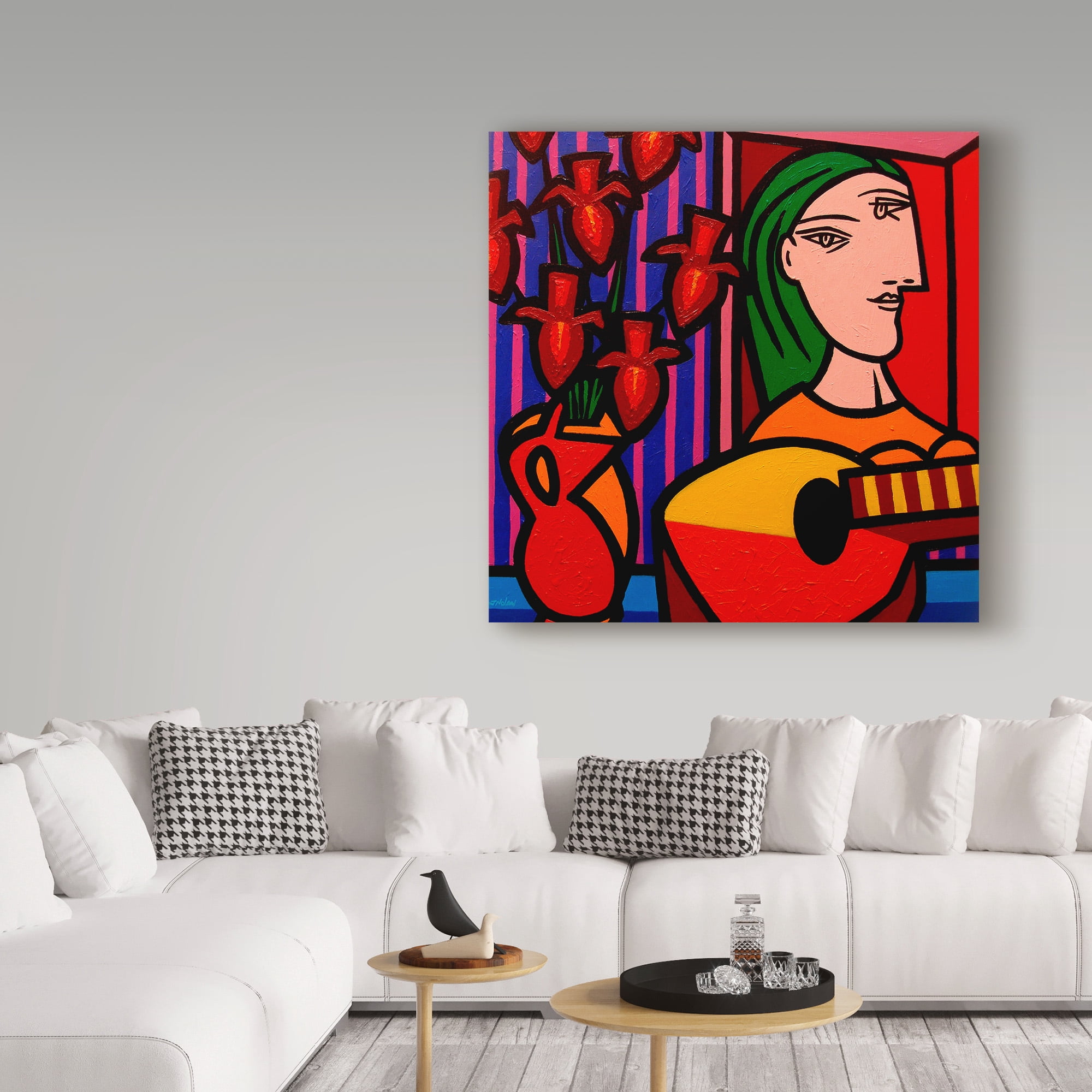 Trademark Fine Art 'Homage to Picasso 2' Canvas Art by John Nolan