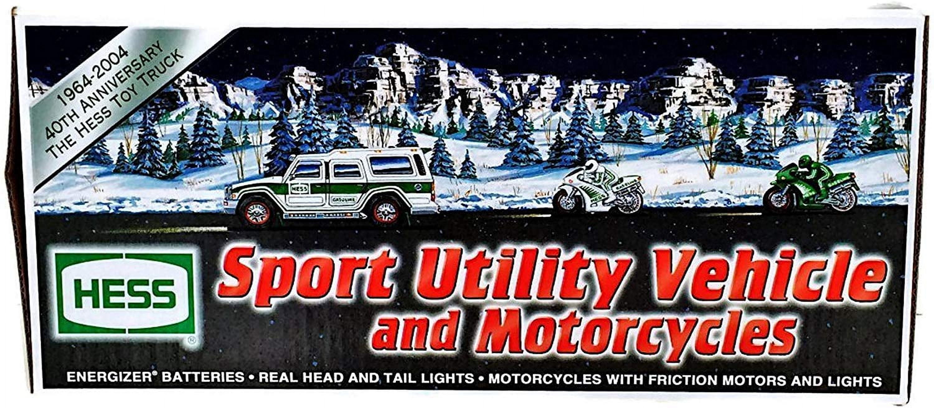 Hess Sport Utility Vehicle and Motorcycles (2004 Hess Toy Truck)