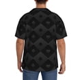 thumbnail image 3 of Kdxio Men'S Hawaiian Shirt For Men Short Sleeve Shirt Black Poker Summer Casual Holiday Beach Button Down T-Shirts, 3 of 5