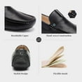 thumbnail image 2 of Bruno Marc Men's Driving Moccasins Penny Loafers Slip on Loafer Shoes 12 Black, 2 of 6