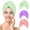 Green,pink,purple, variant on INCTUO 3 Packs Microfiber Hair Towel, Hair Turbans for Wet Hair, Drying Hair Wrap Towels for Curly Hair Women Anti Frizz (Plum,Navy,Aqua Green)