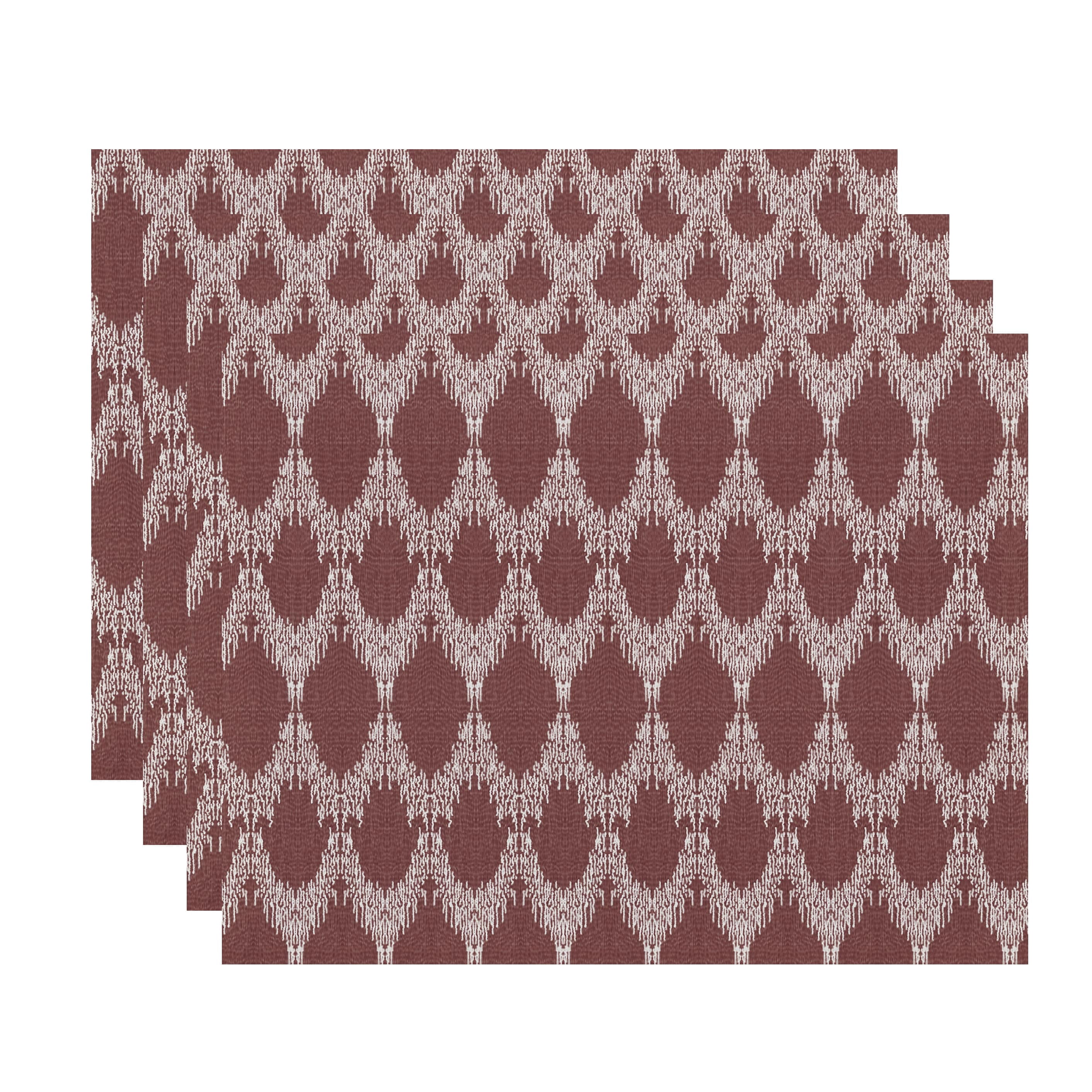 Simply Daisy Peace 2 Geometric Print Placemat, Set of 4
