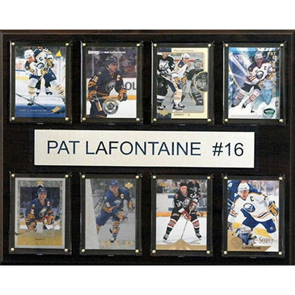 NHL 12 x 15 in. Pat LaFontaine Buffalo Sabres 8-Card Plaque