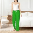 thumbnail image 6 of Lsque Green Print Women's Pajama Pants, Lounge Pant - Comfortable Home Wear,Elastic Waistband, Stylish Design-Large, 6 of 9
