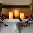 thumbnail image 6 of LumaBase Battery Operated Multifunction Wax LED Candles - Set of 3 (Square), 6 of 11
