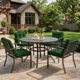 thumbnail image 7 of Kimunuk Outdoor Chair Cushions Set of 2, 42 x 21 x 4 in Non Slip Porch Swing Cushion Seat Back Cushions with Ties for Indoor Patio Rocking Chair, Green, 7 of 7