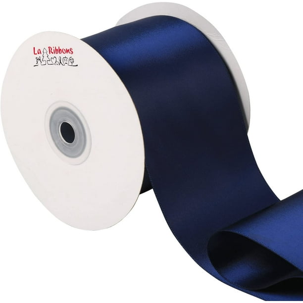 3/8 Light Navy Camping Grosgrain Ribbon US Designer 