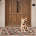 thumbnail image 4 of Red and Green Christmas Striped Pattern Door Rugs,Washable Non Slip Door Mats Indoor,Decorative Door Mats,Entry Mat Indoor for Entrance,Bedroom,Kitchen,Bathroom,16"x47", 4 of 6