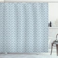 thumbnail image 1 of Ambesonne Japanese Shower Curtain, Retro Blue Blossoms, 69"Wx75"L, Blue White, 1 of 3