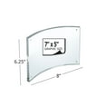 thumbnail image 2 of Curved Magnetic Acrylic Sign Holder 7"W X 5"H, 2-Pack, 2 of 4