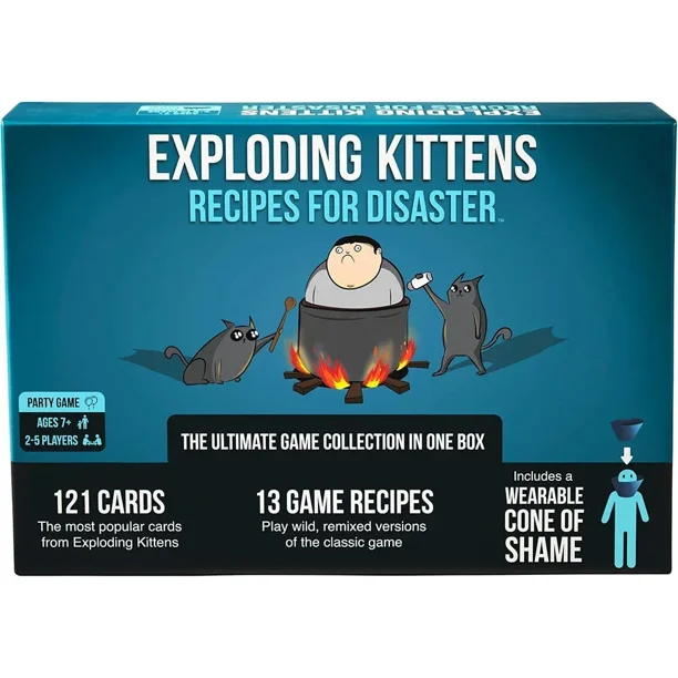 Exploding Kittens Good vs Evil 55 cartas elevadas con nuevos personajes Juegos familiares para niños y adultos Juegos de cartas divertidos Juego de mesa