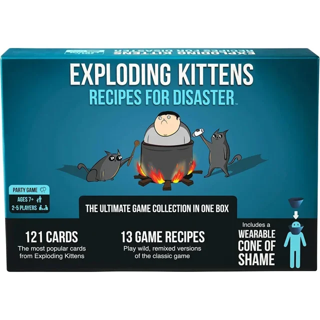 Exploding Kittens Good vs Evil 55 cartas elevadas con nuevos personajes Juegos familiares para niños y adultos Juegos de cartas divertidos Juego de mesa